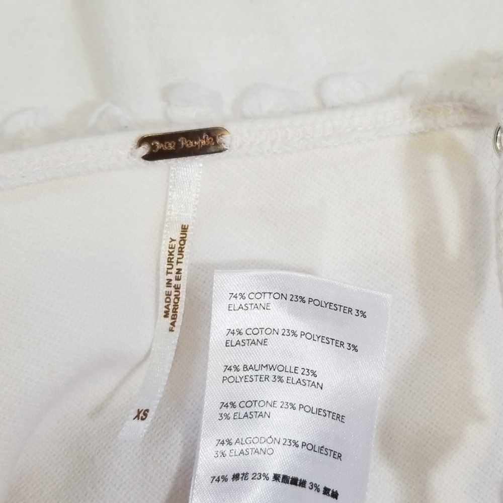 Free People Ava White Textured Jumpsuit - Picture 8 of 8